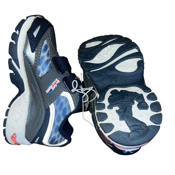 Vintage Y2K  Disney Pixar Toy Story Buzz Lightyear LIGHT UP Sneaker Shoes sz 6.5 - Picture 6 of 12